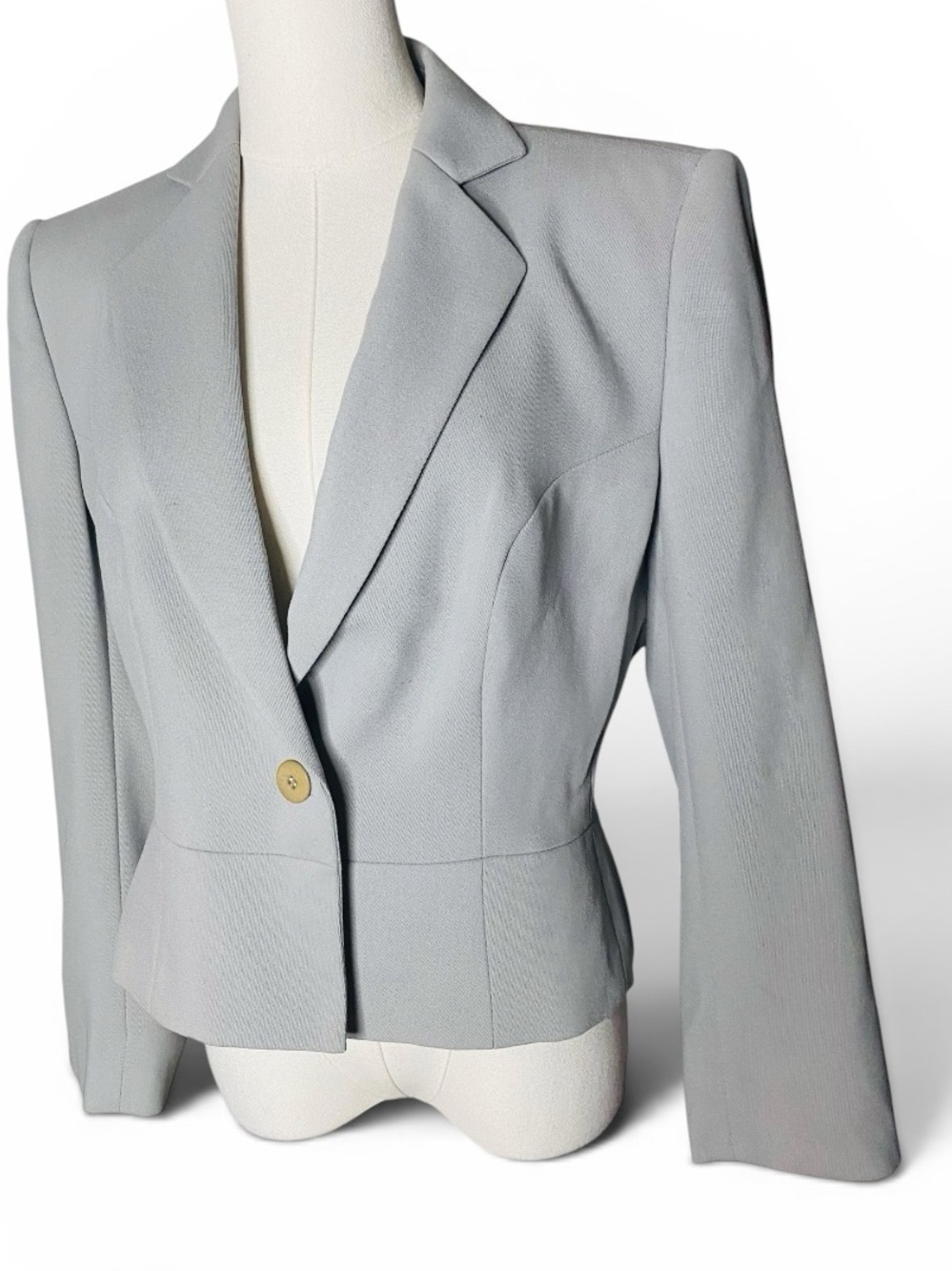 Giorgio Armani Le Collezioni Vintage Wool Blazer Jacket Gray 
Sz8 Mint Condition
